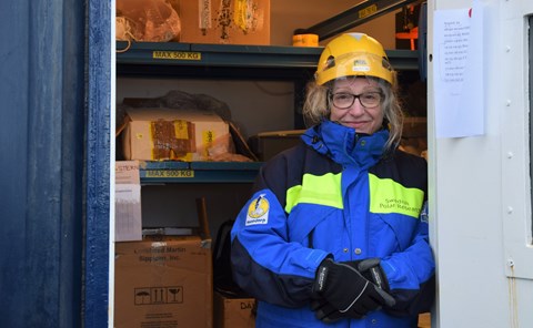 Pauline Leijonmalm under expeditionen SAS 2021
