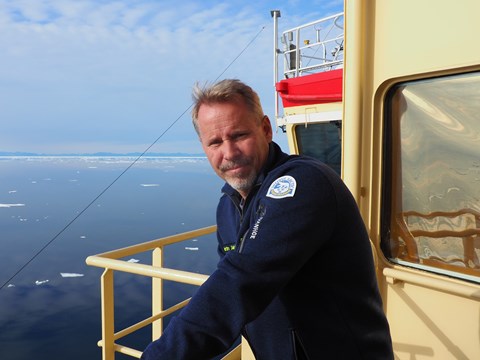 Martin Jakobsson under Ryderexpeditionen 2019