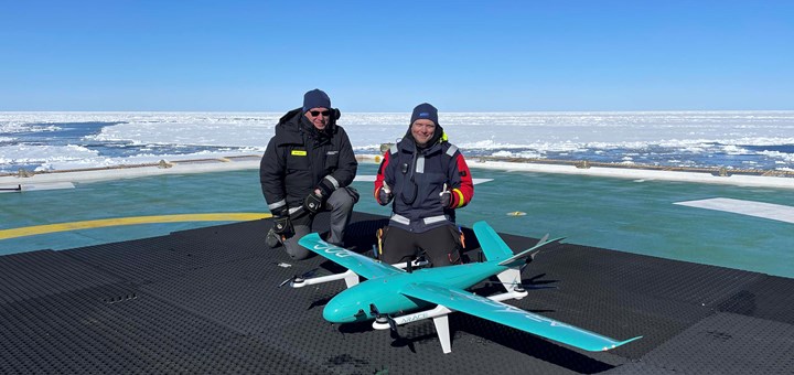 Testflygning av drönare