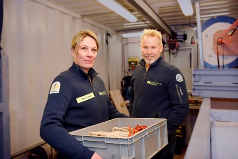 Nina Kirchner och Martin Jakobsson från Stockholms universitet