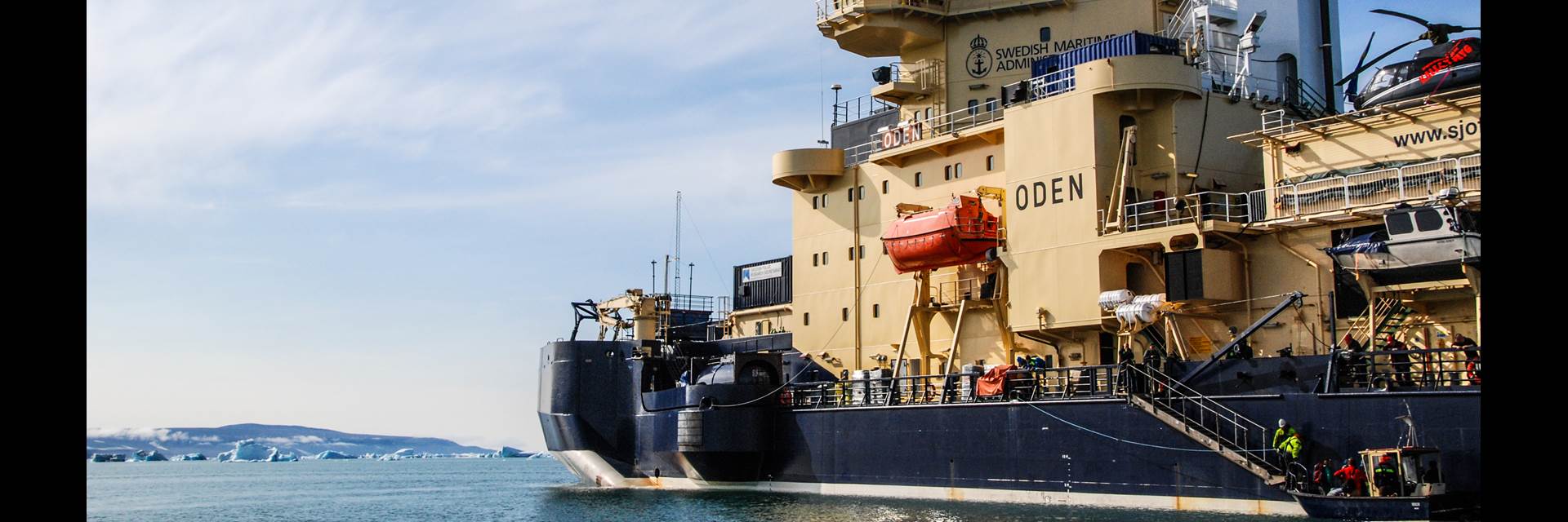 Isbrytaren Oden på expedition i Arktis