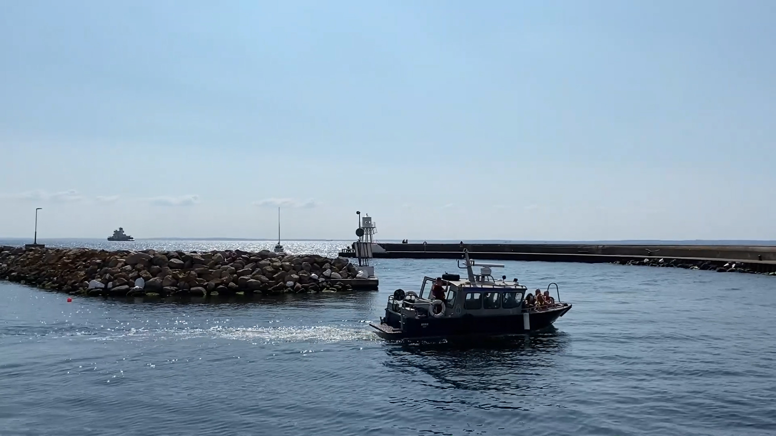 Båttransport till Oden