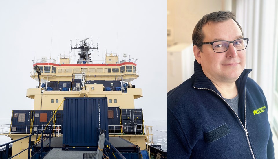 IT technician strengthens research support on the icebreaker Oden