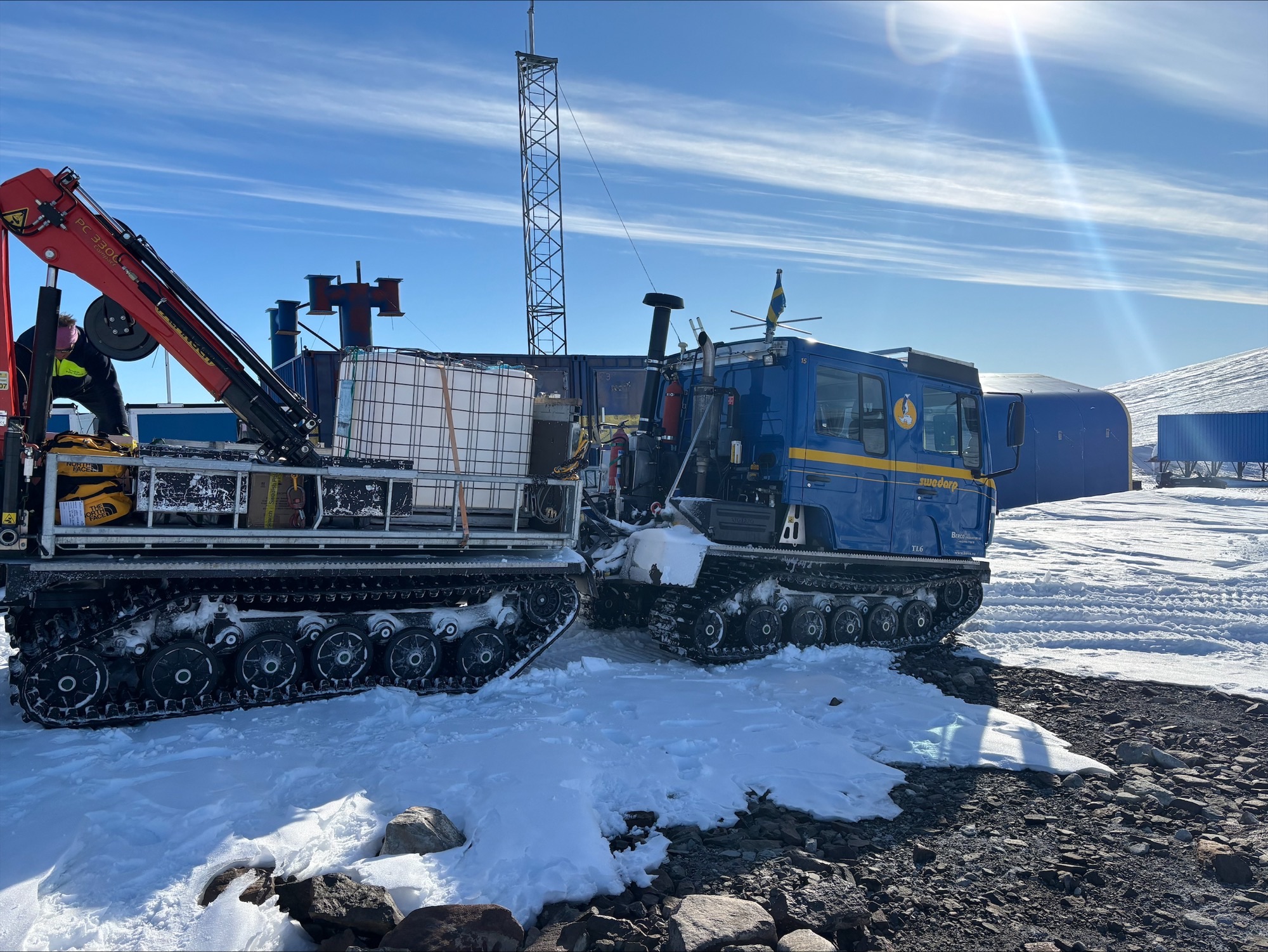 Bandvagn i Antarktis