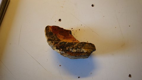 Sten från botten av Norra ishavet