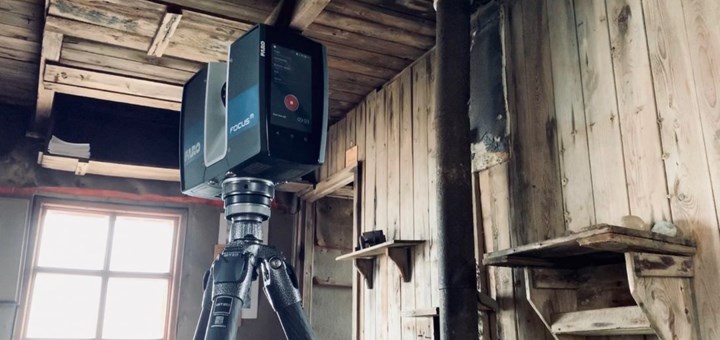 Nordenskjölds hus laserscannas
