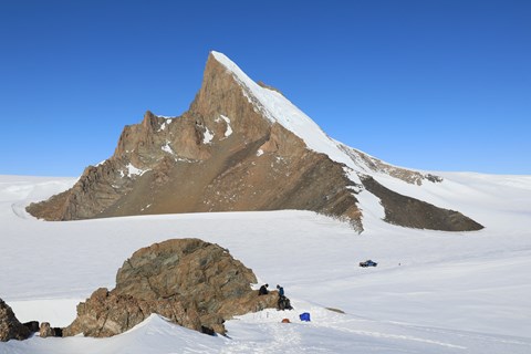 Nunatak in Antarctica