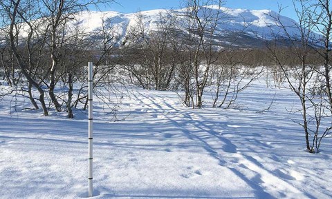 Mätning av snödjup