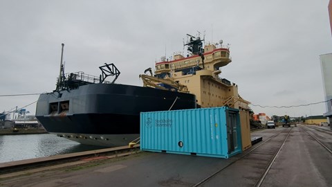 ACES Mobile Aerosol Cloud Lab Next To Oden