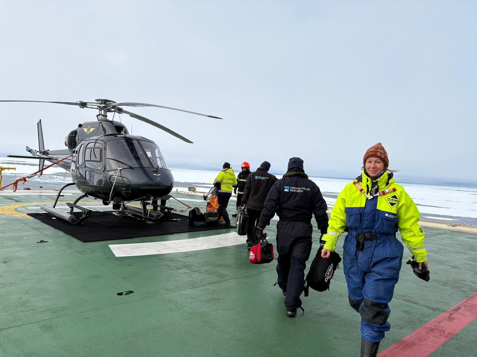 Helikopter på Oden