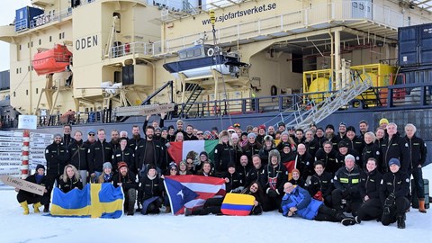 Pressmeddelande: 30-årsjubileum för isbrytaren Oden på Nordpolen