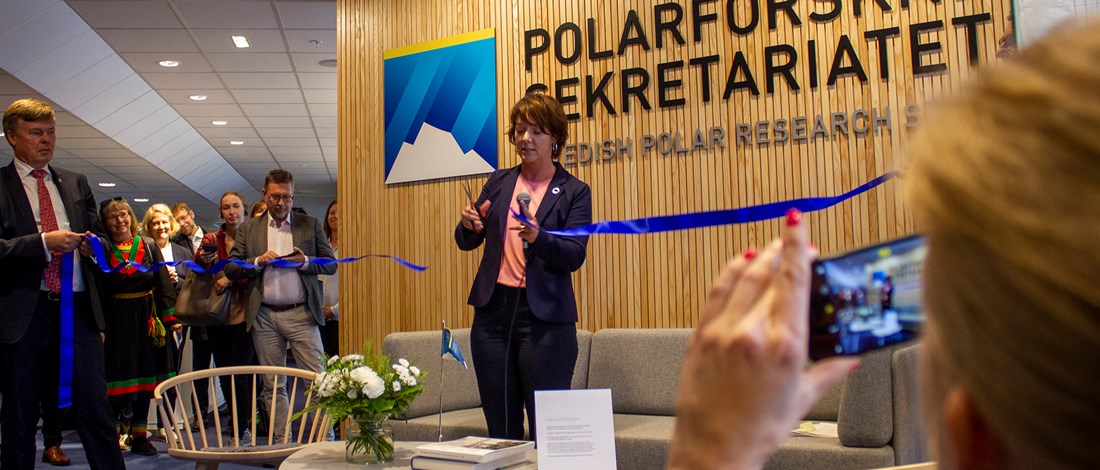 Polarforskningssekretariatet är invigt!