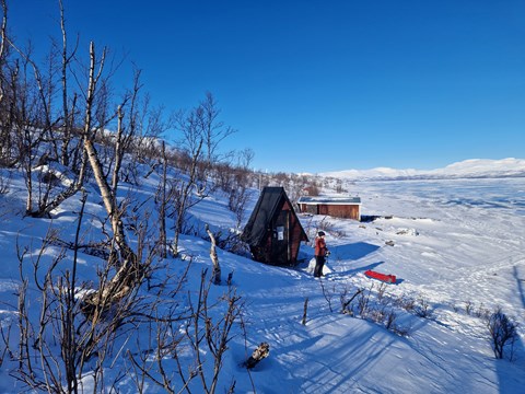 Water level gauge hut in Abisko